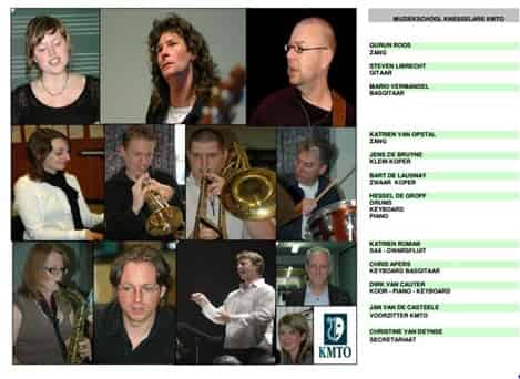 Collage met leraren en overzicht cursussen
