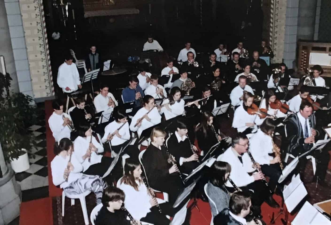 Kerstmuziek met het KMTO-ensemble in de jaren 1990